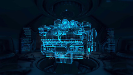 融合創新 發動機三維動畫在計算機網絡工程中的應用案例探析